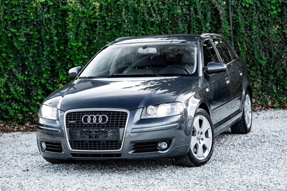 Audi A3 Sportback 2.0T 200KM Quatto Xenon Skóra Grz. Fot Tempomat Klima PDC Serwis