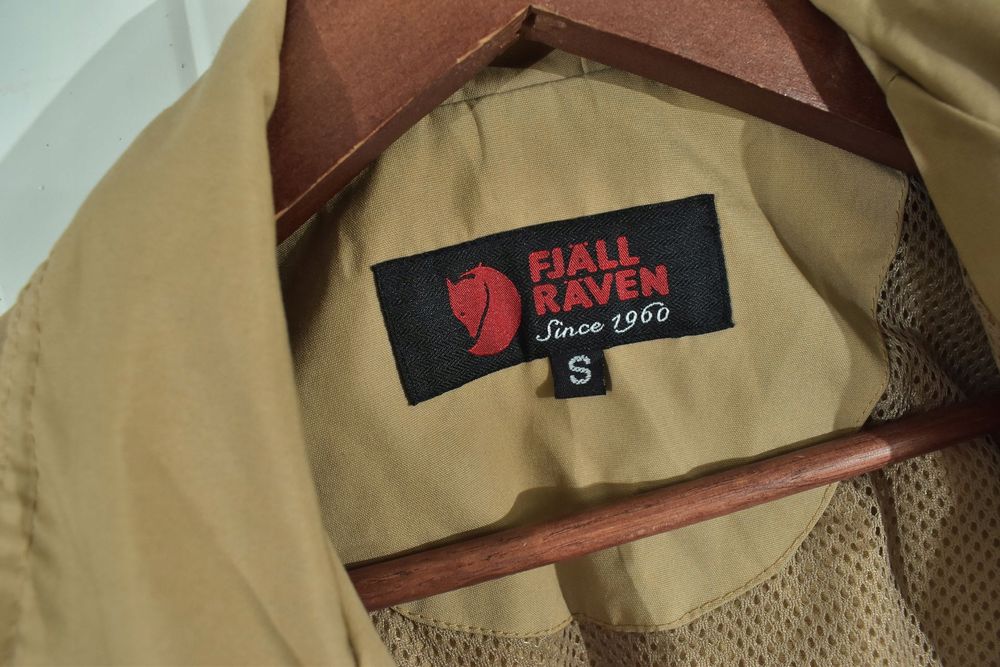 Fjällräven Męska Kamizelka Trekkingowa Beżowa Rozmiar S