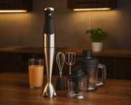 Blender Ręczny GÖTZE & JENSEN 1000W + Malakser + Akcesoria DUŻY ZESTAW