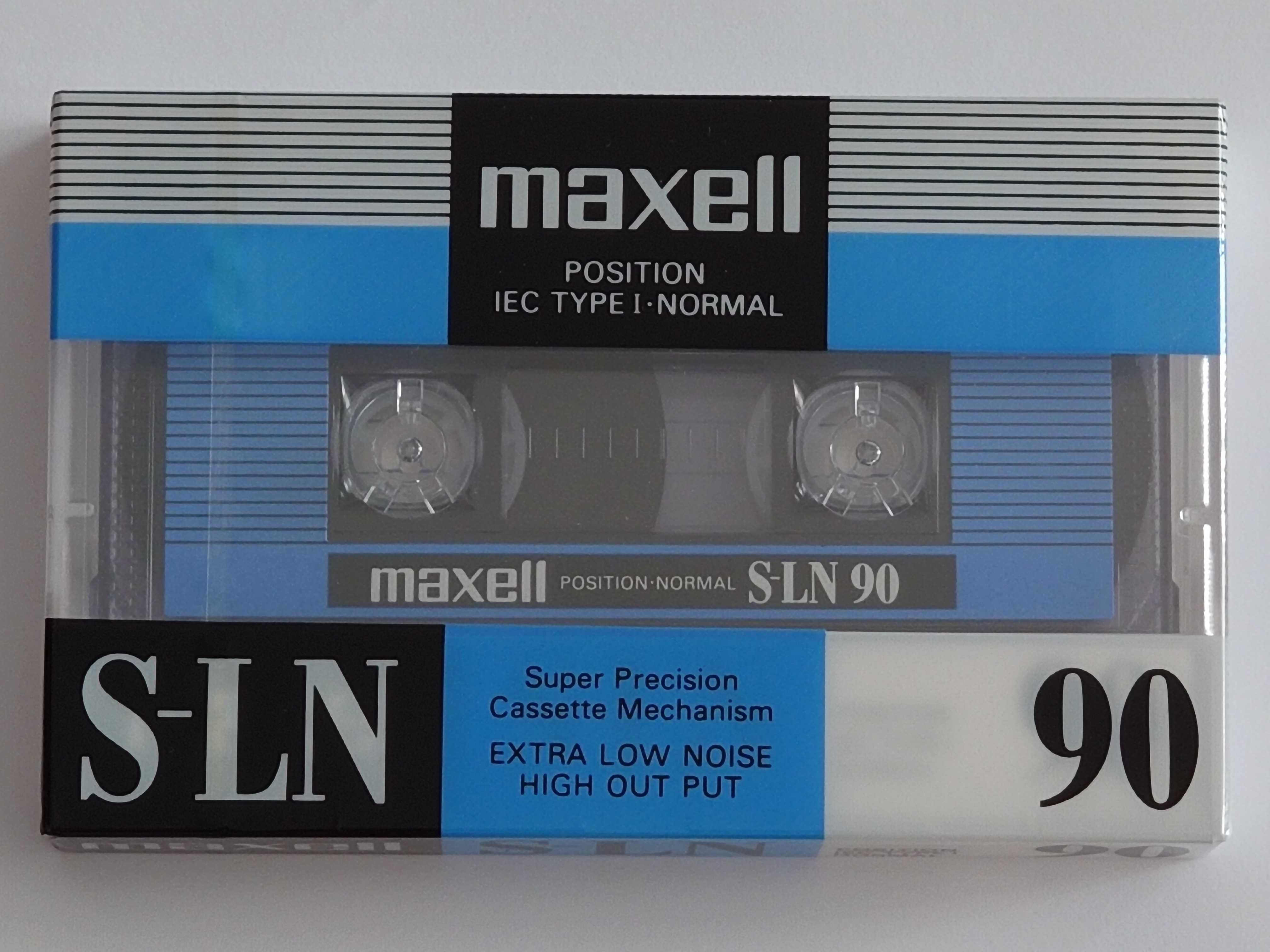 Maxell S-LN 90 model na lata 1990/1991 rynek Europejski