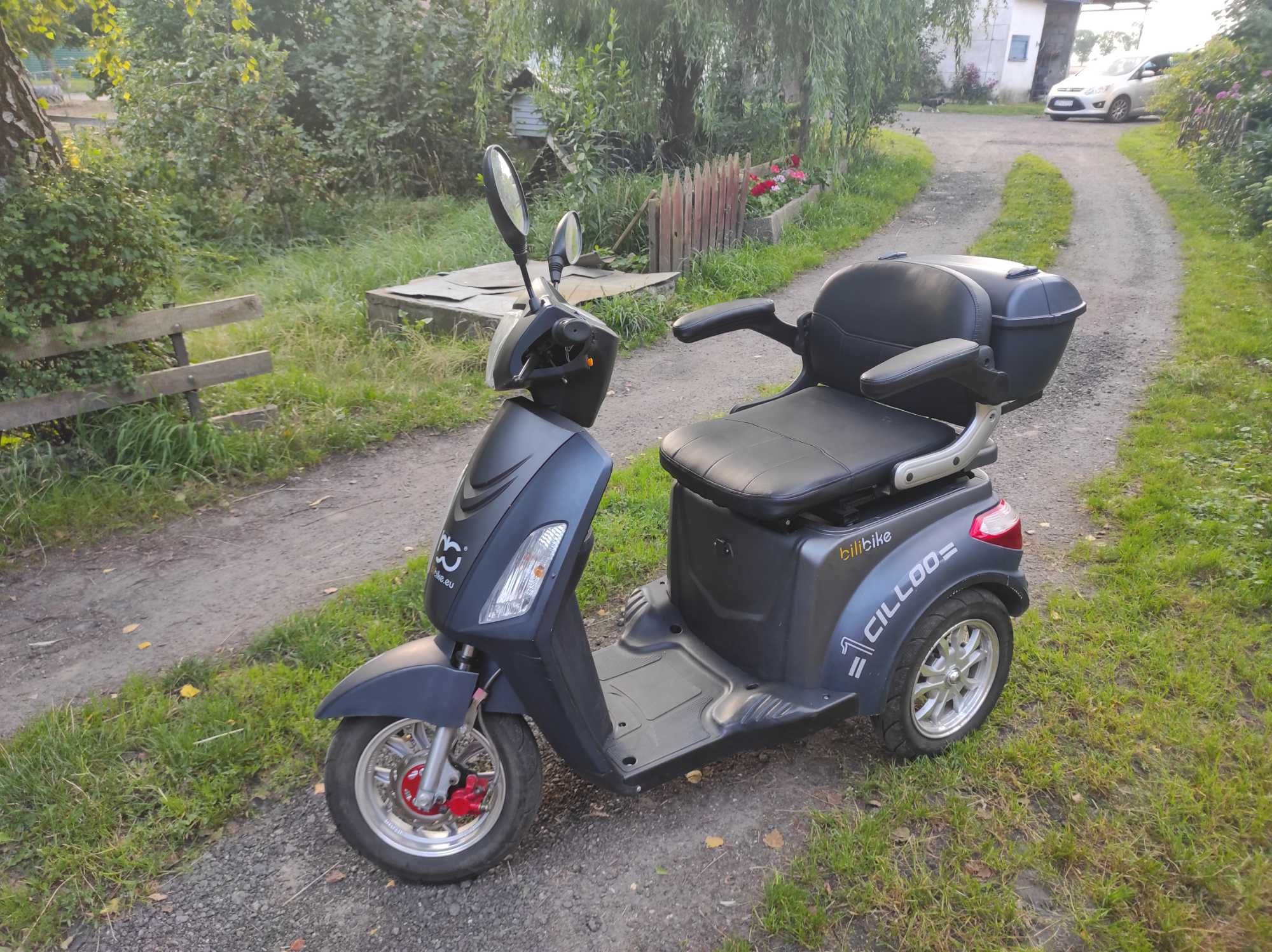 Skuter elektryczny Billi Bike trójkołowy inwalidzki SHINO G2 20Ah