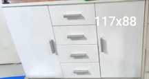 Komoda biała 117x88