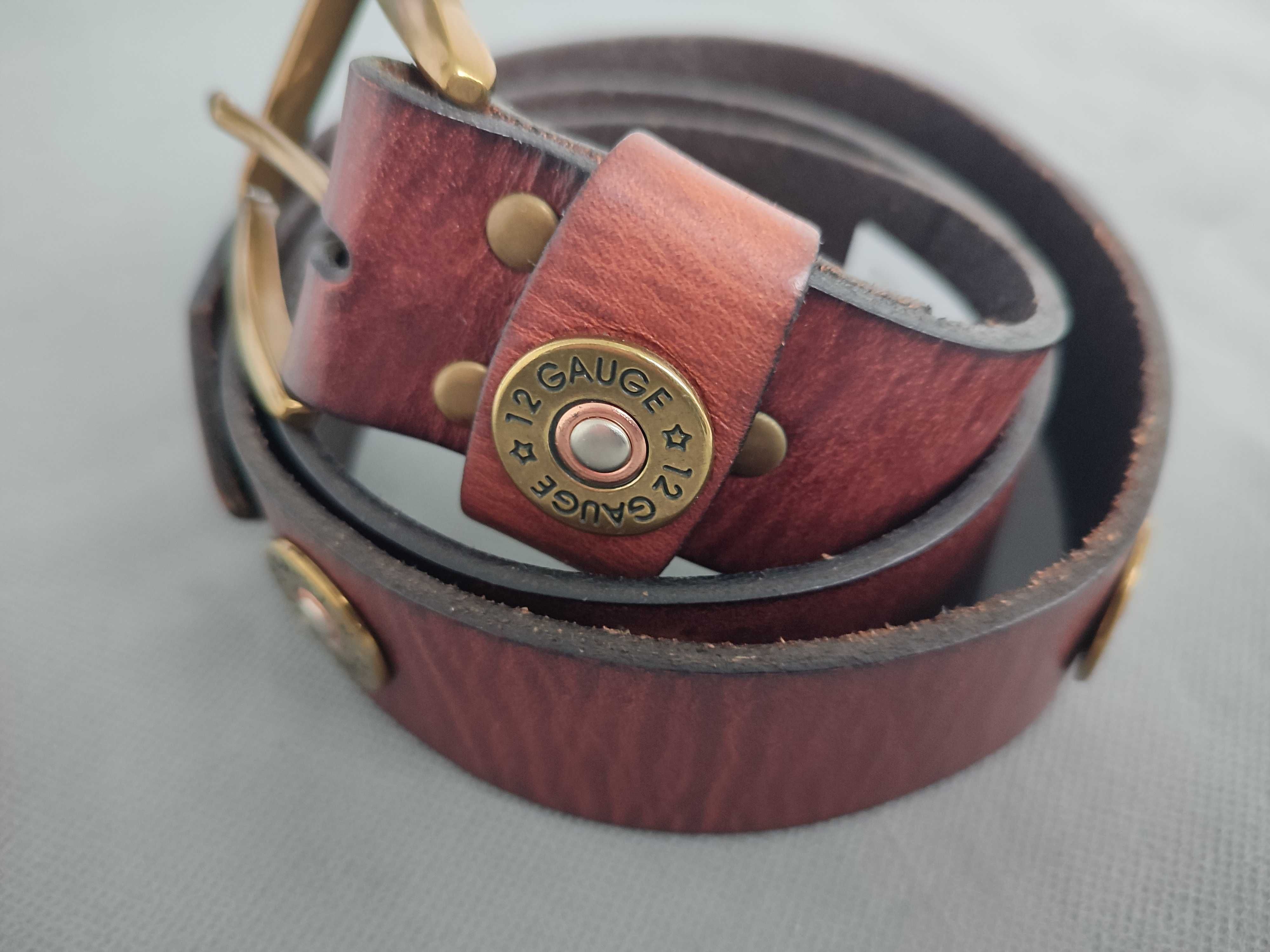 Шкіряний ремінь Nocona 12 gauge (12-й калібр) N2472002, розмір 36