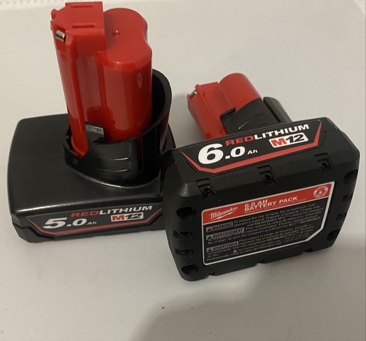 Акумулятори Milwaukee M12 5ah/6ah /9ah