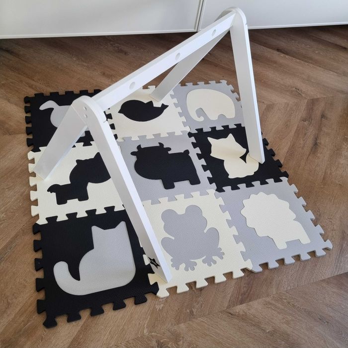 Kid's Concept pałąk do "baby gym" i Smiki mata piankowa typu "puzzle"