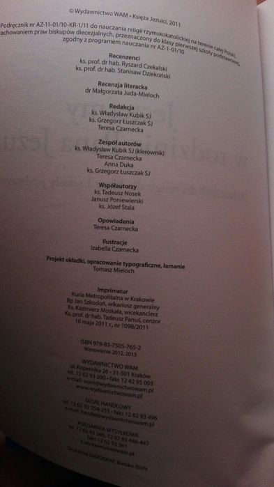 Religia kl.1 Jesteśmy w rodzinie Pana Jezusa