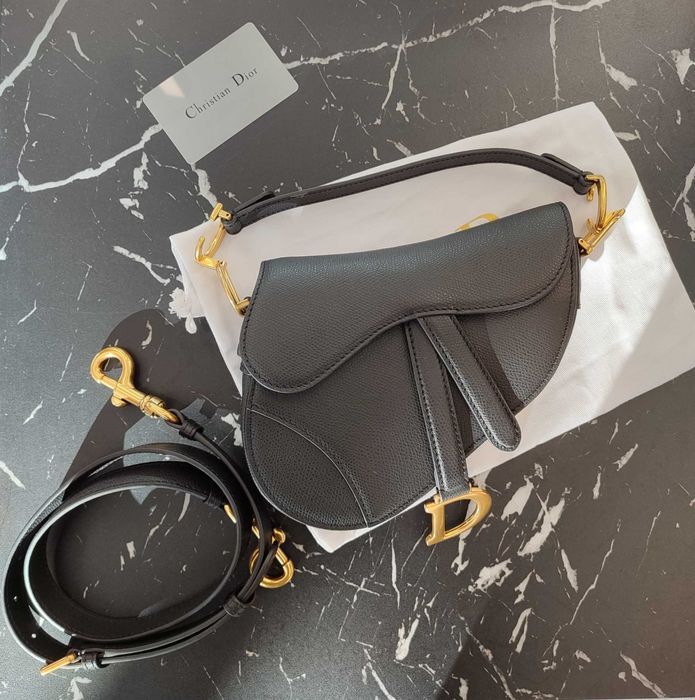 Сумка Mini Saddle Bag With Strap Black