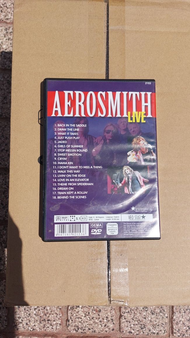 DVD ao Vivo da banda AEROSMITH