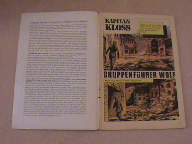 Kapitan Kloss nr 19 - Gruppenfuhrer Wolf - pierwsze wydanie- 1973 rok.