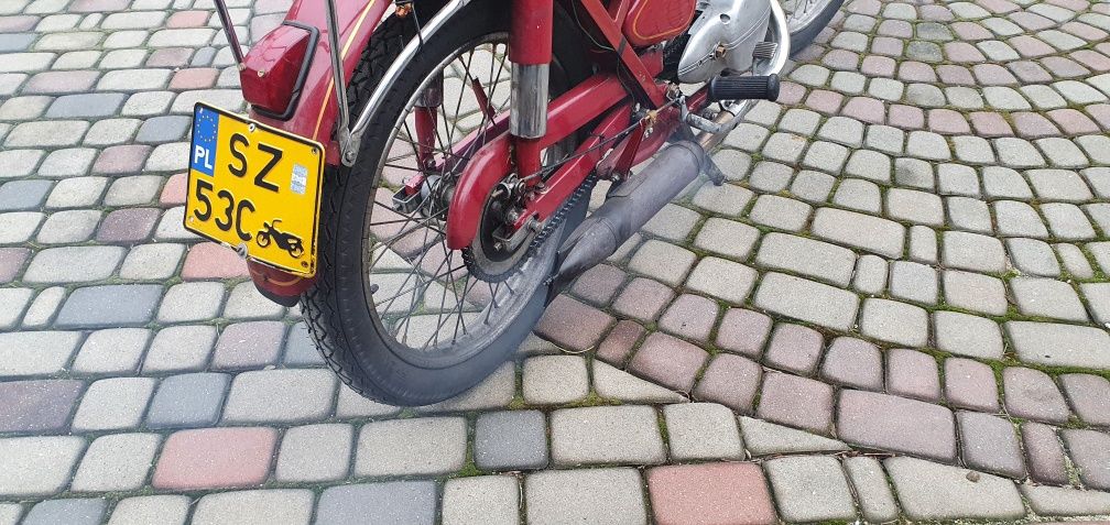 Motocykl WFM M06 123 cm z 1964r. sprawny jeżdżący