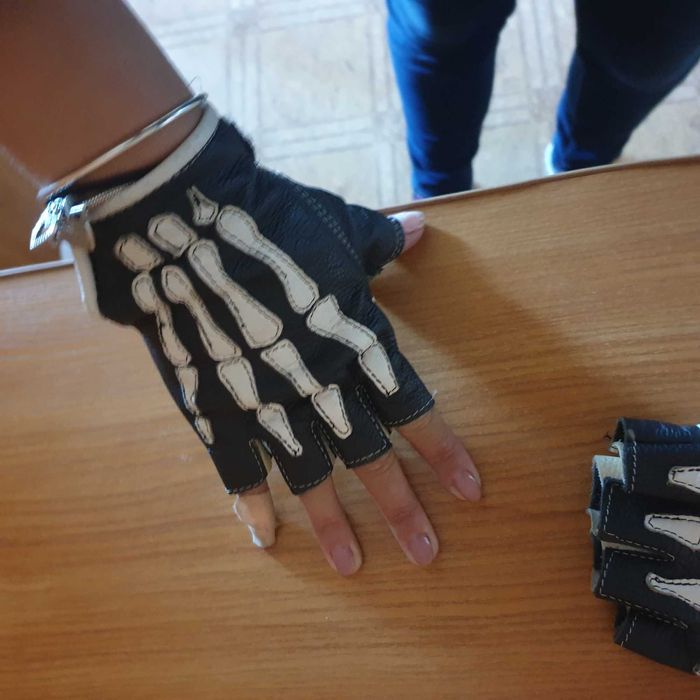 Мотоперчатки унисекс натуральна шкіра