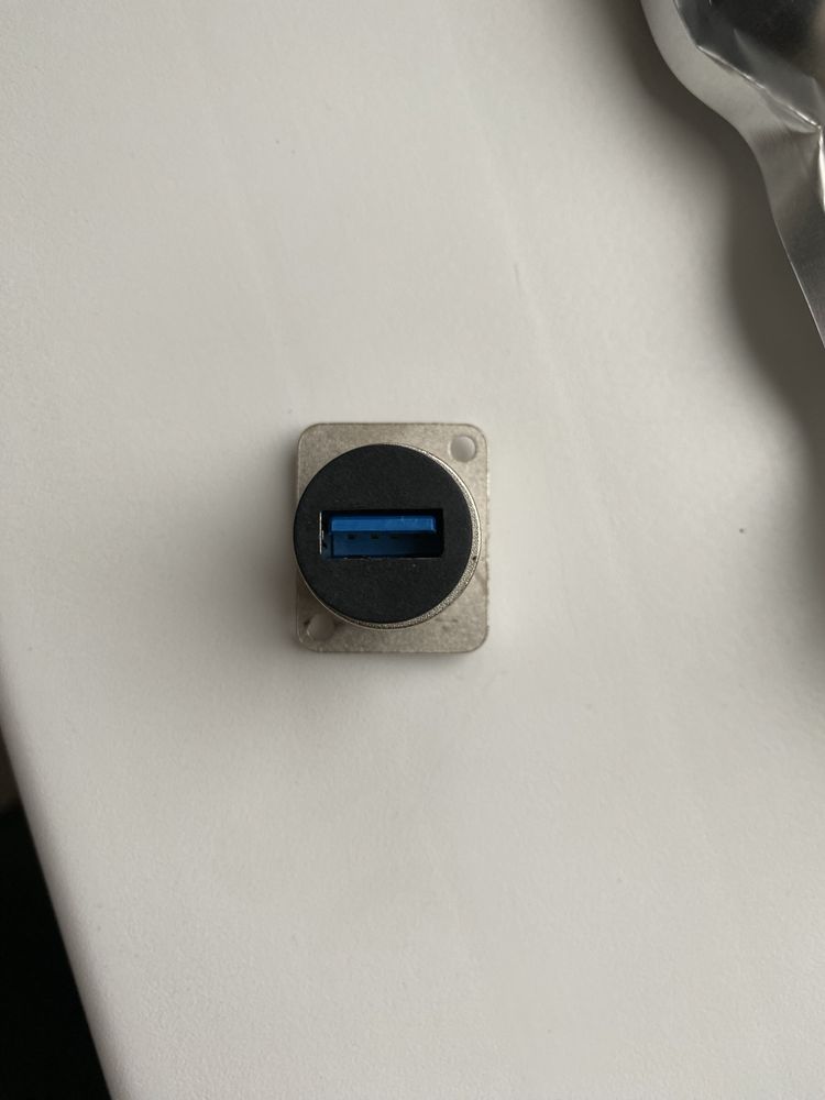 USB 3.0 to USB 3.0 розетка металева