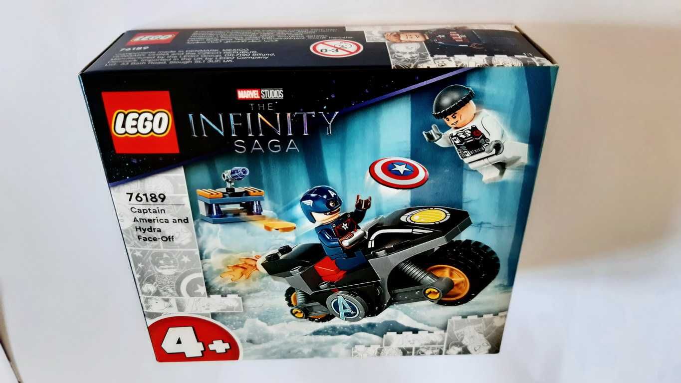 LEGO Super Heroes 76189 Captain America and Hydra Face-Off selado