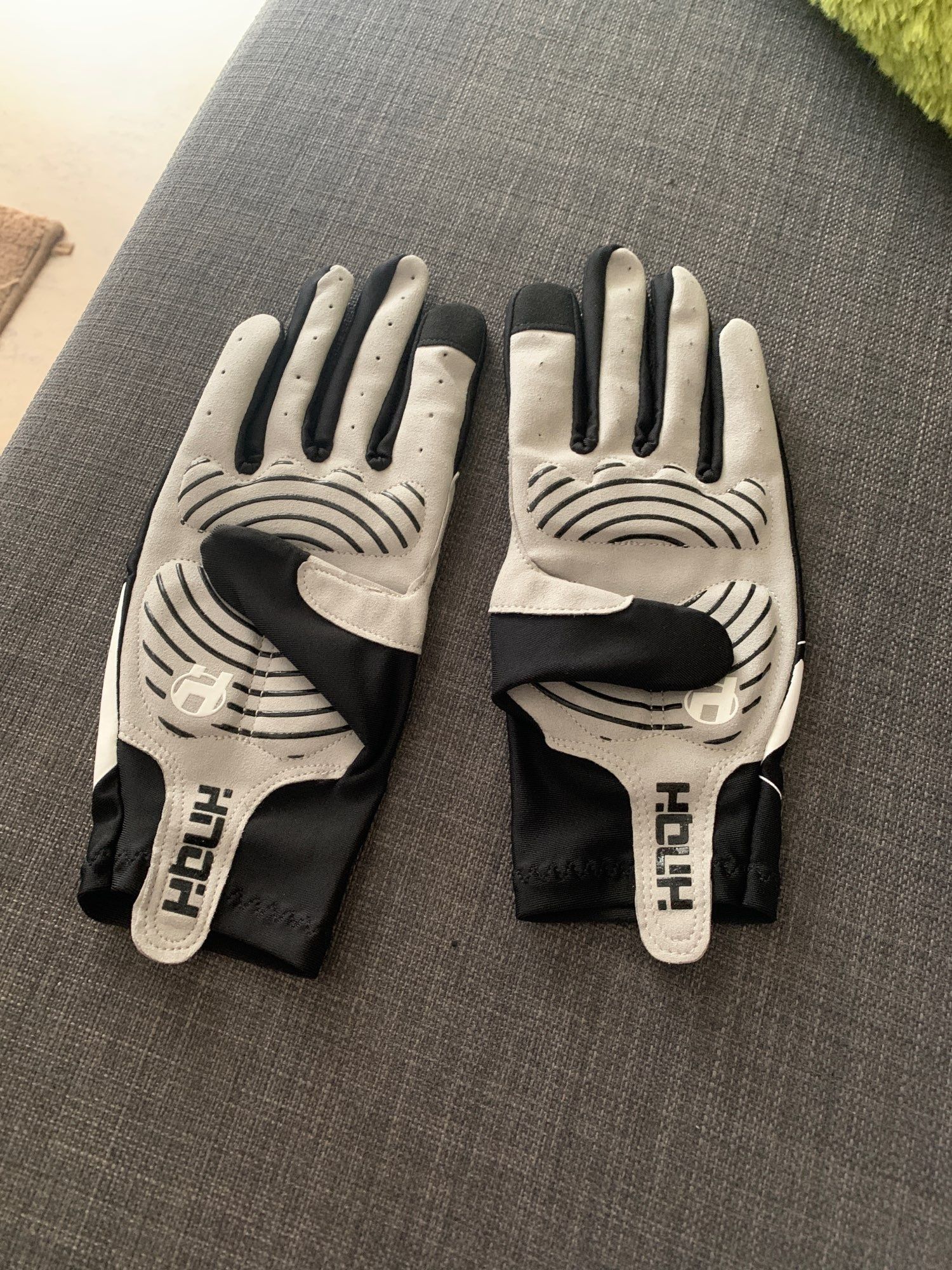 Nowe rękawice żelowe podszyte skórą rozmiar XL.