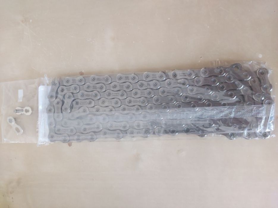 Łańcuch rowerowy Shimano napęd 12 przełożeń z szybkozłączką spinką