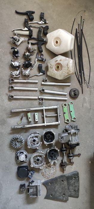 Peças de mini mota e moto 4 e motores