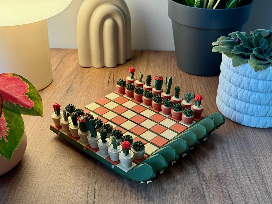 Cactus Chess, 2w1 Szachy - Kaktus + Warcaby
