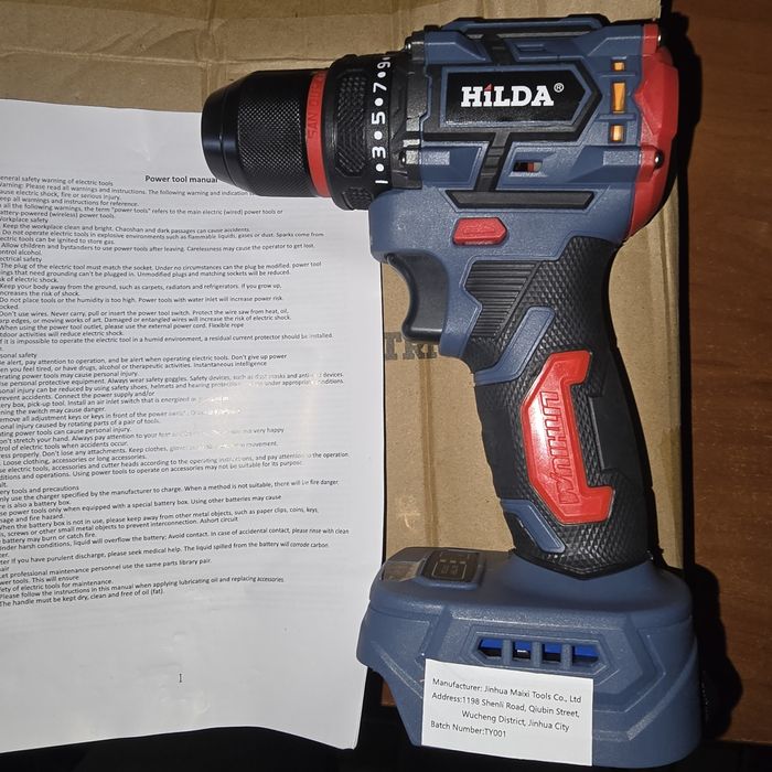 Шуруповёрт Hilda под АКБ макита