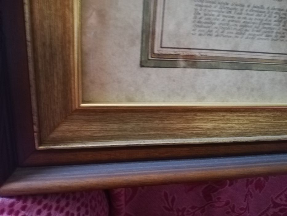 Quadro Antigo Caça