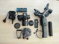 Zestaw do filmowania Lumix G80 + DJI Ronin SC + mikrofon BOYA +dodatki
