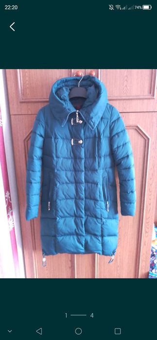 Пуховик женский на пуху