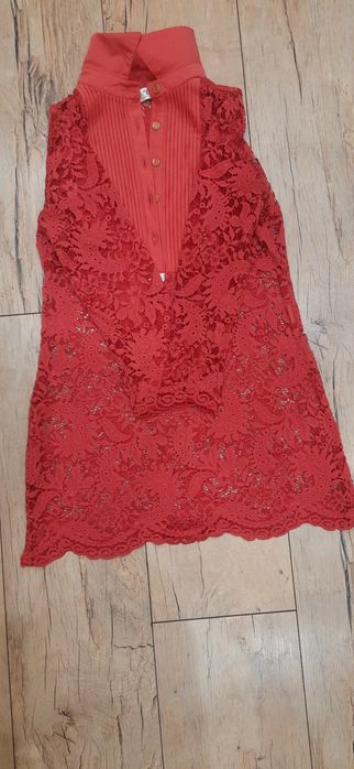 Жіноча сукня, платье, червона блузка