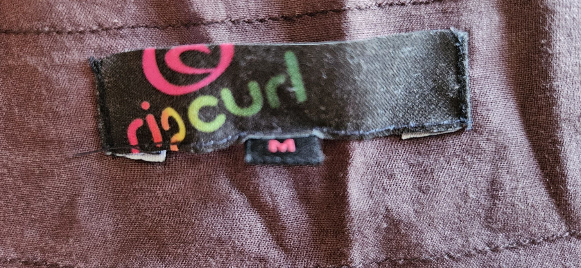 Top castanho e laranja Rip Curl