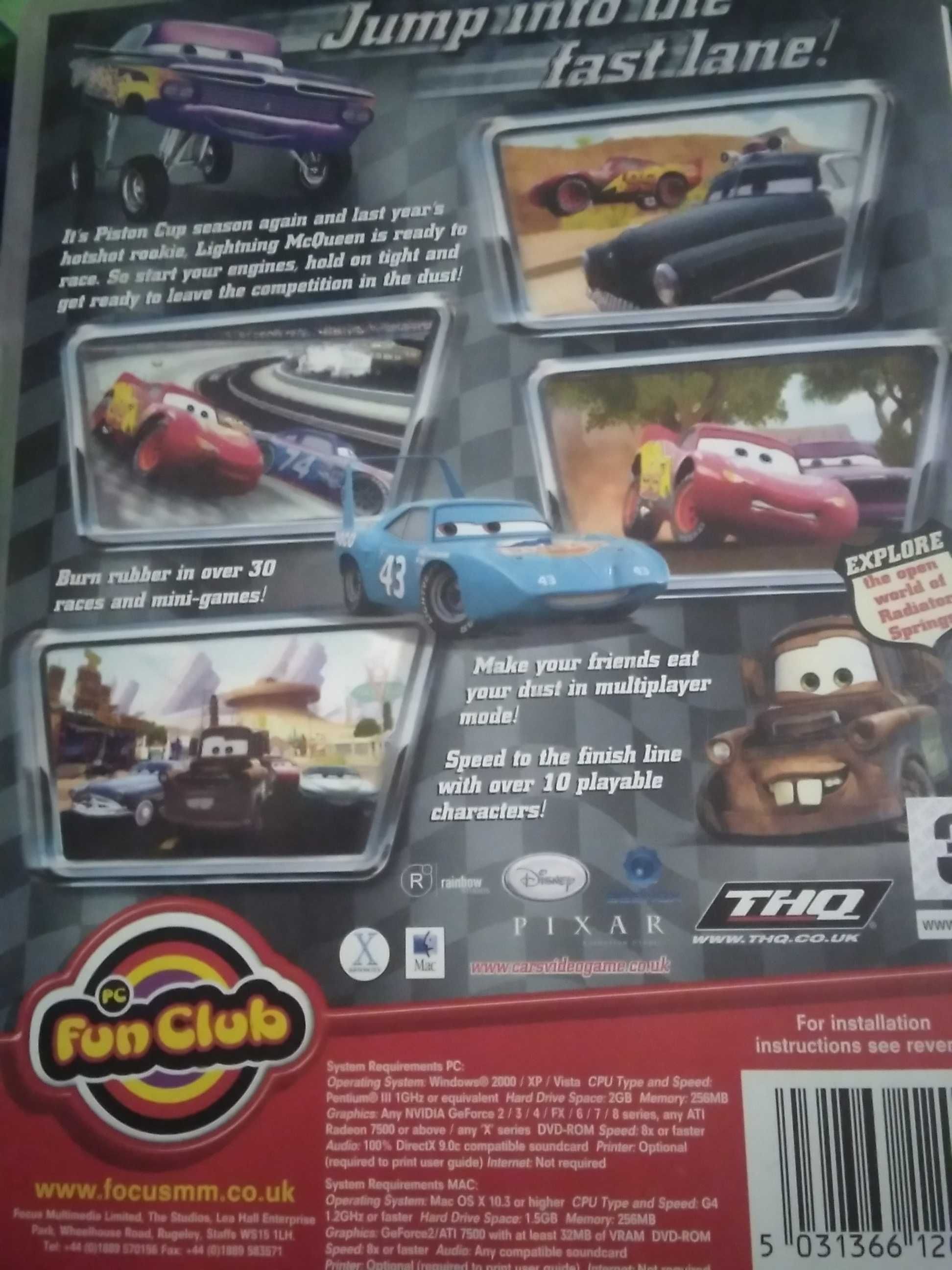 Cars - video game на PC/MAC