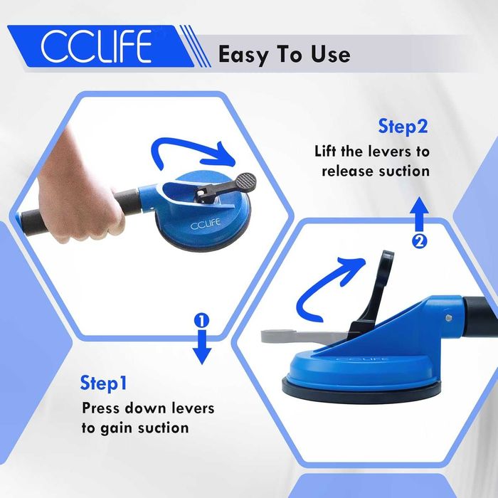 CCLIFE Poduszka ssąca podnośnik do szyb samochodowych 120 mm