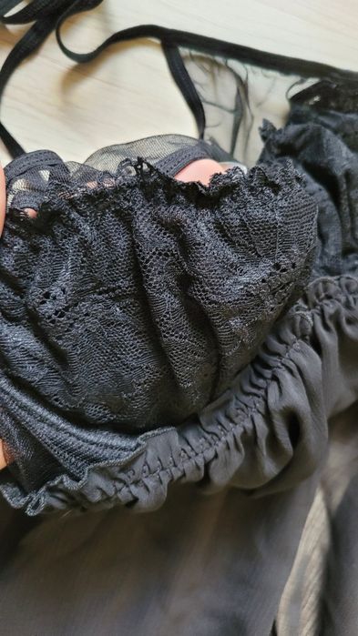 Koszulka nocna Anais czarna s/m damska