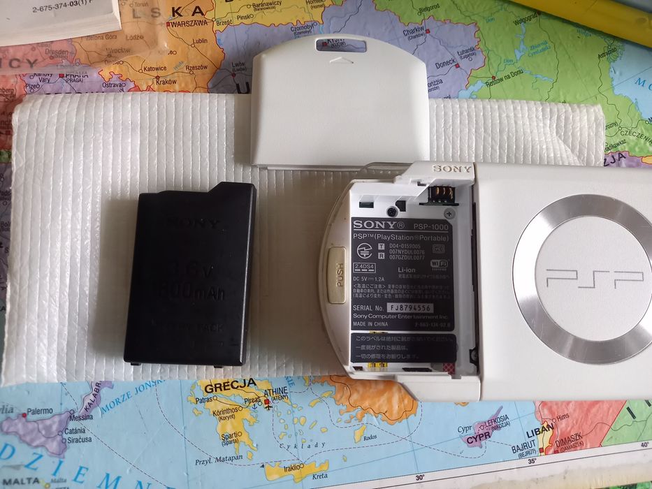 Konsola Sony psp 1000 (1004) ceramic White unikat zestaw