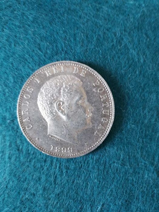 Conjunto de moedas Reis, 2 prata e 2 bronze