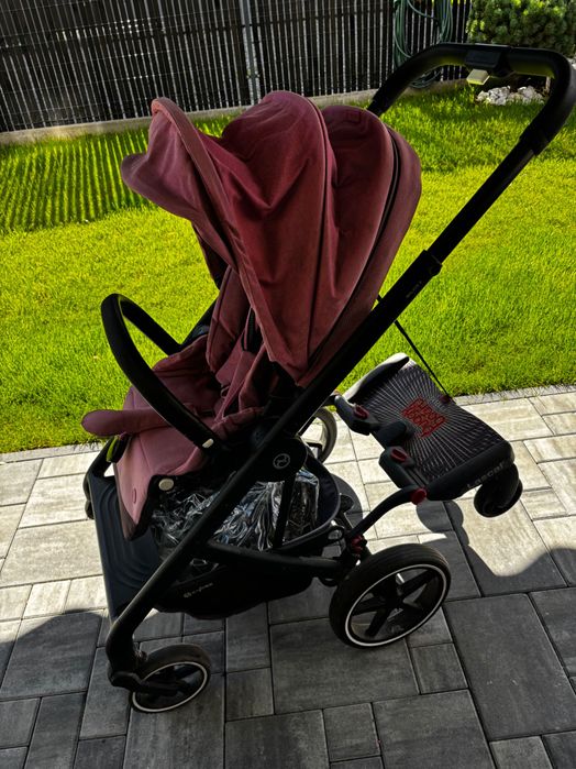 Wózek spacerówka balios s lux różowy gratis lascal buggy board