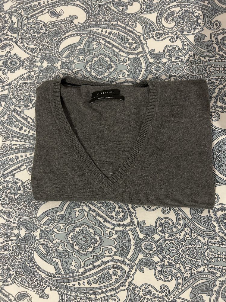 2 pullovers Cortefiel L azul e cinzento