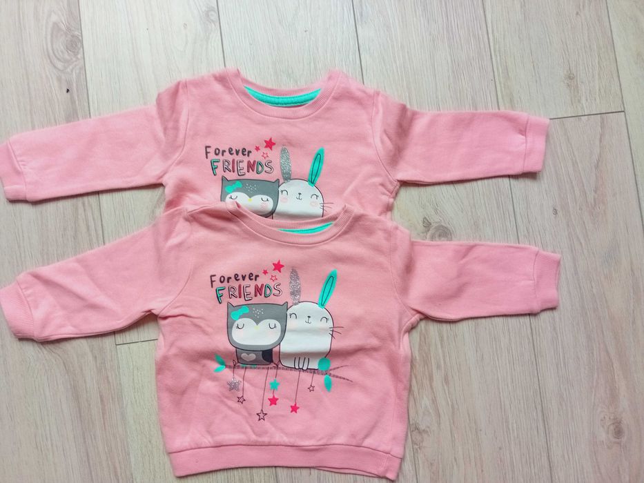 Sprzedam bluzy dla bliźniaczek w  rozmiarze 80