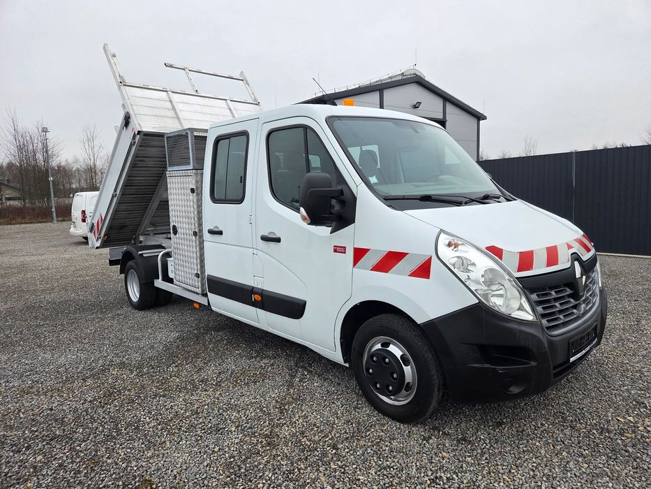 Renault Master  2.3 130KM / Brygadówka 6-osob / Wywrotka / Kufer / Hak 3.5T /