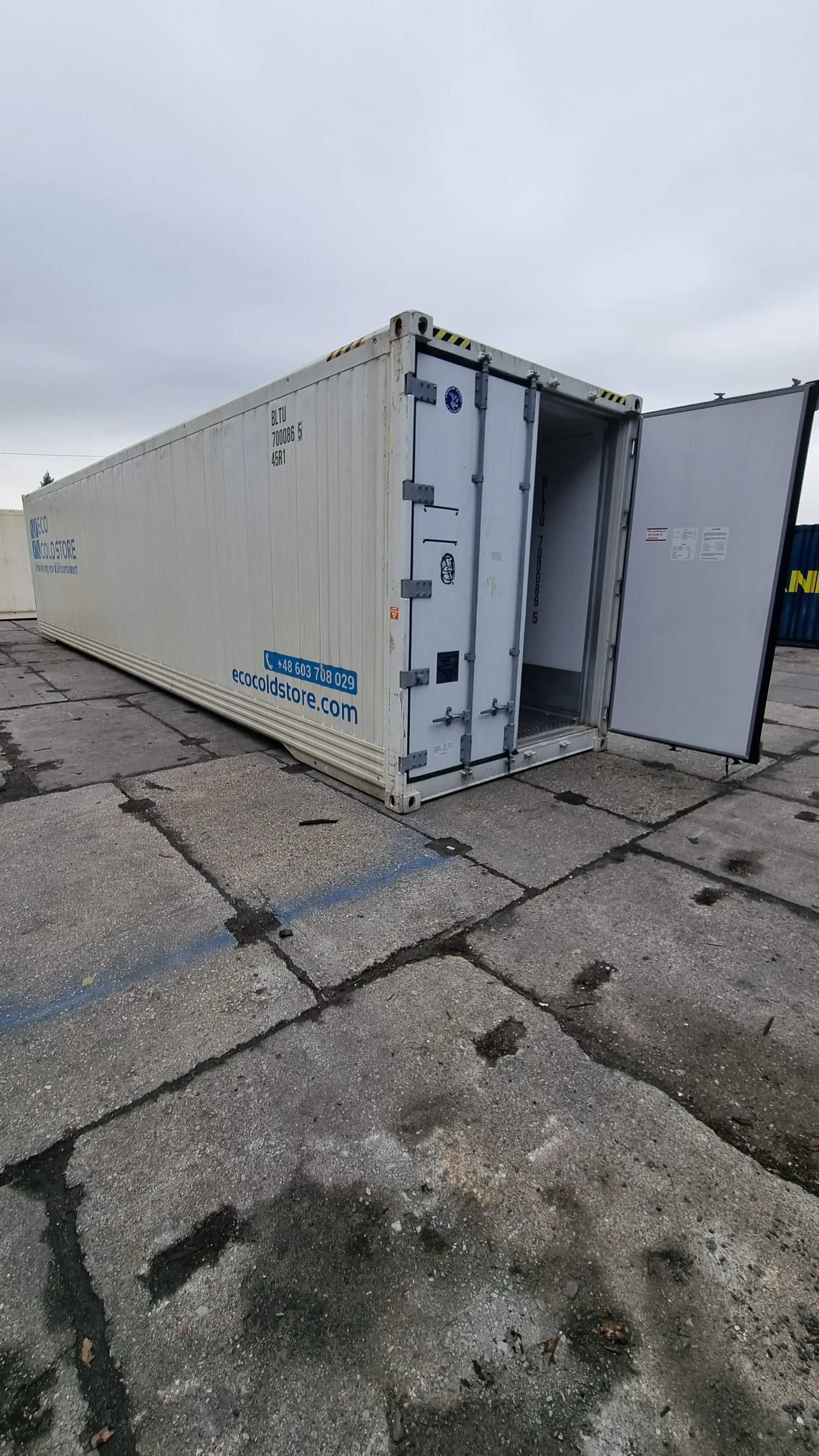 Kontener Chłodnia 40'HCRF zakres temp. od -30 do +30 ºC
