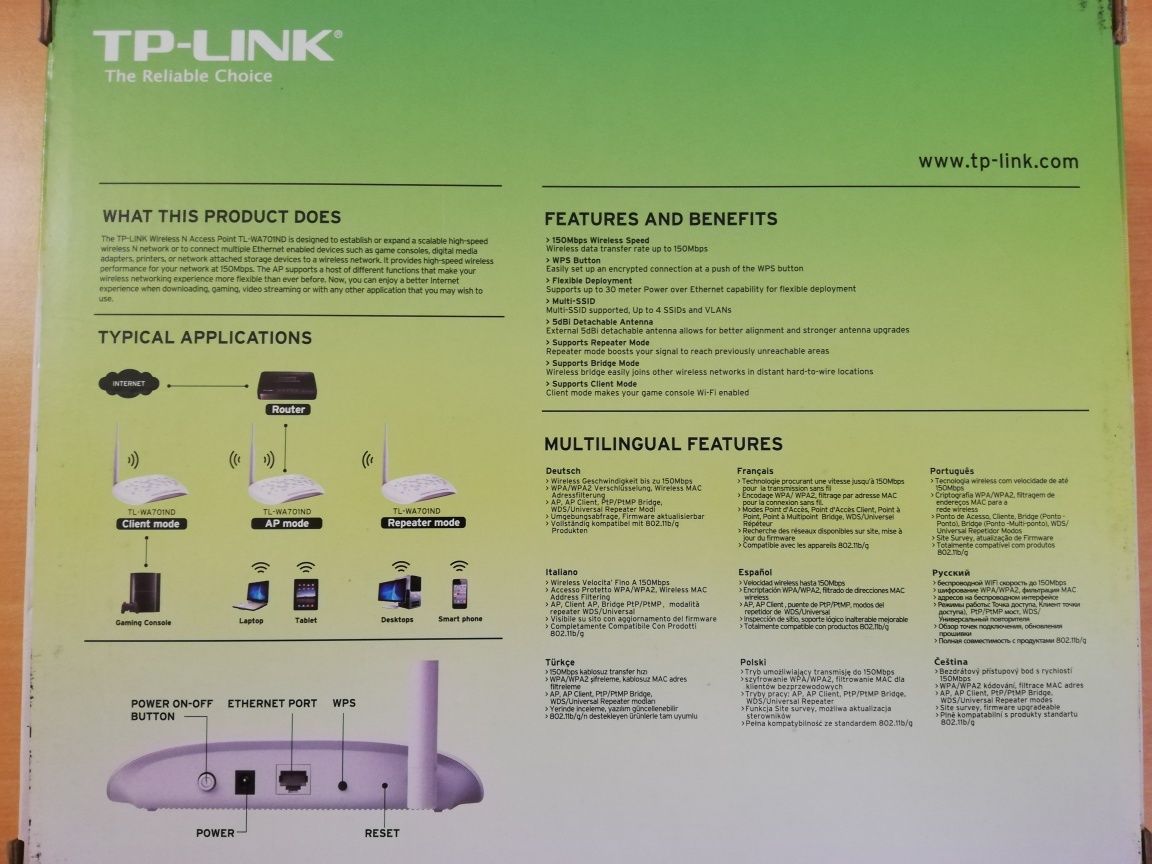 TP-Link TL-WA701ND Acess Point