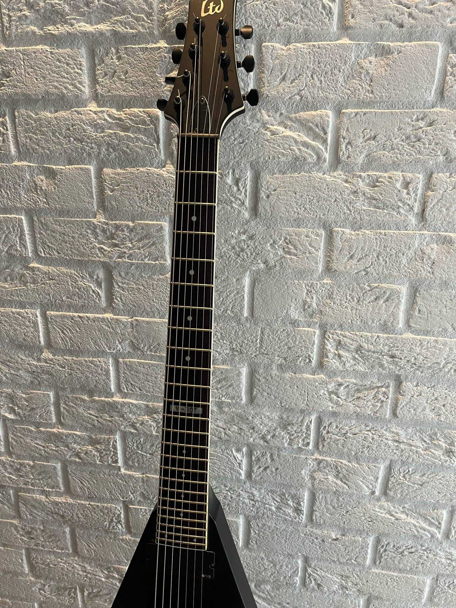 LTD V-307 – 7 strun + oryginalny case! Gibson flying schecter jackson