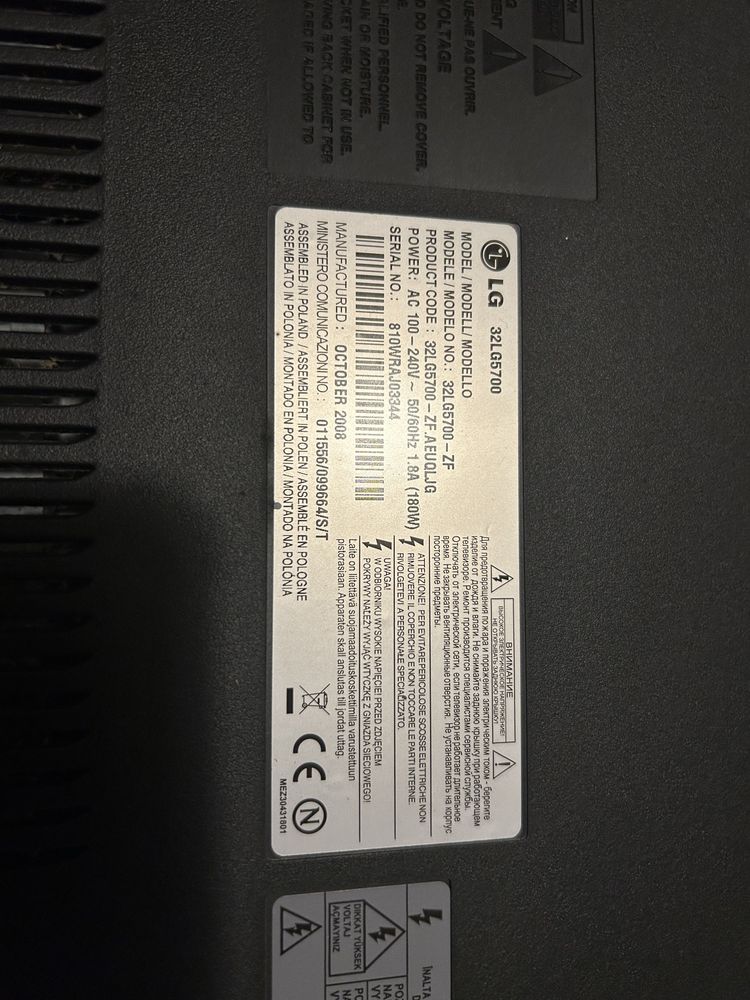 Televisão LCD de 32 polegadas