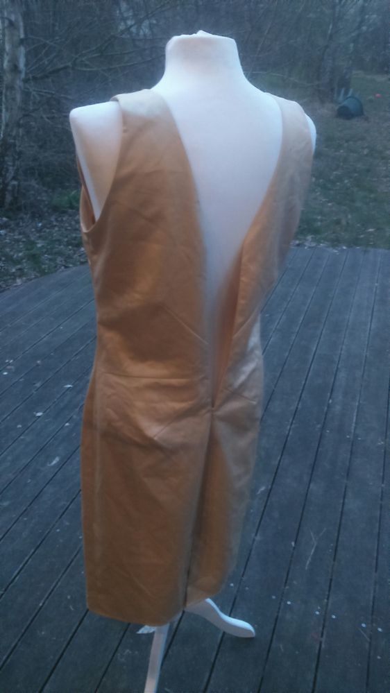 Nowa złota sukienka koktajlowa wieczorowa wesele S M + złoty szal