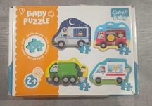 Baby Puzzle. Grube puzzle pojazdy. Trefl.