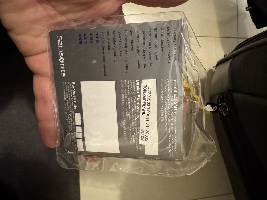 Torba na kółkach Samsonite, przegroda laptop telefon portfel