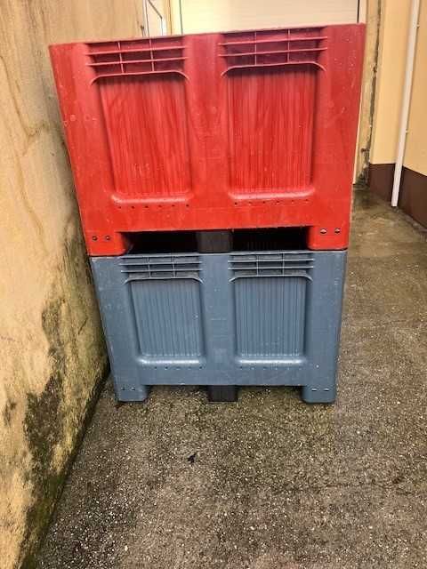 Caixas palete - Contentores - Usados  1200x1000x750mm