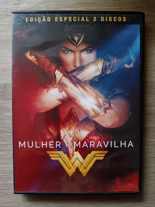 filme dvd original - mulher maravilha - edição dois discos