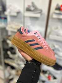 Жіночі кросівки Adidas Gazelle Bold 23 Pink Brown (36-40) QRсканується