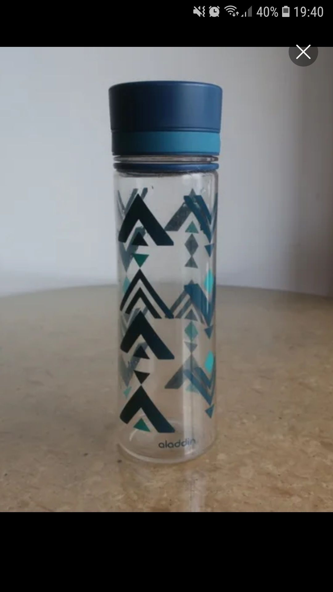 (Nova) Garrafa de água Aladdin (BPA free)