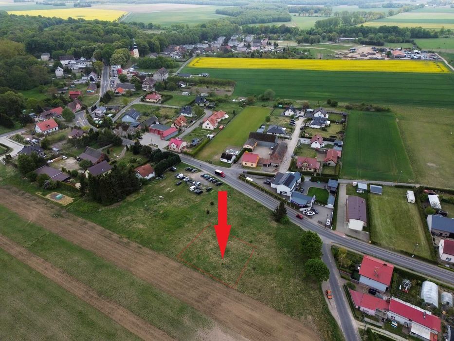Działka 1138m2 budowlana 7km do morza z WZ Karnice