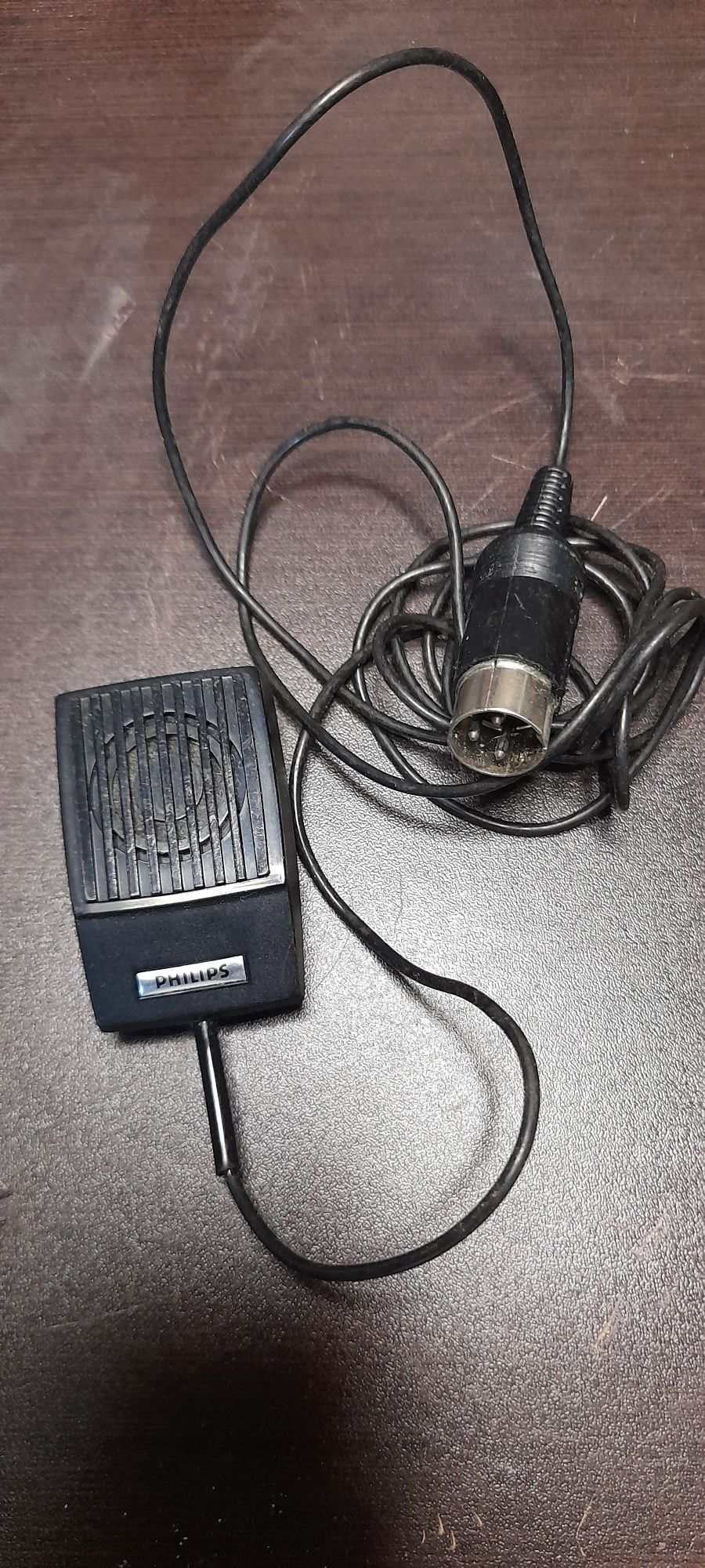 Microfone micro portátil antigo para colecionador