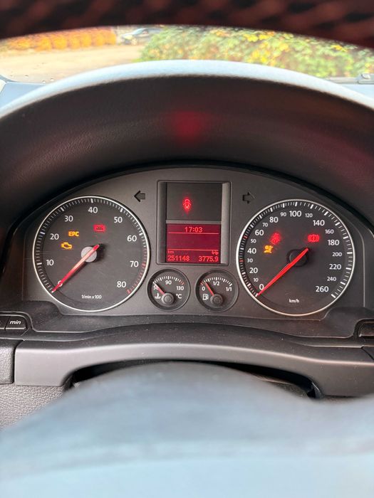 VW GOLF 5 PLUS 2006 1.6 MPI GOAL 17"ALU+16"STAL 2 klucze